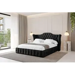 ALTDECOR Polsterbett MODY mit Bettkasten - 180x200 Schwarz - Stylisches Polsterbett mit großzügigem Stauraum – ideal für modernes Wohnen. Genießen Sie höchsten Komfort und eine individuelle Gestaltung dank hochwertiger Materialien und farblicher Vielfalt. Perfekt für jedes Schlafzimmer!