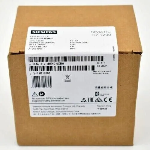 SIEMENS 6ES7212-1BE40-0XB0 SPS-Prozessor von Siemens