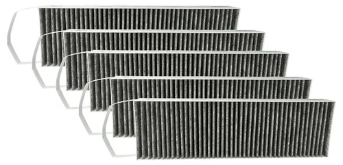 vhbw 5x Aktivkohlefilter kompatibel mit Bora S Pure, Pure, PUXU, M Pure, X Pure Dunstabzugshaube