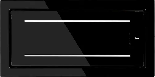 GURARI Deckenhaube GCH C 341 BL 120 Prime GCH C 341 BL 120 Prime, Dunstabzugshaube 120 cm, 1000m³/ h, Schwarz Glas