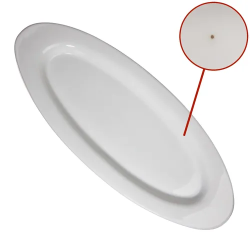 Porzellan Platte 48 x 19 cm 