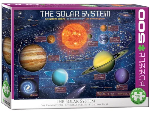 Puzzle Sonnensystem 500 Teile von Eurographics s.r.o.