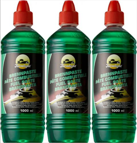 Moritz Flüssig-Grillanzünder 3L Sicherheitsbrennpaste Brenngel Feuergel Feuer, (Brennstoff), Anzünder für Kamin, Kaminholz, Briketts, Holzkohle