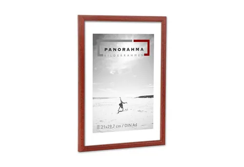 Panorahma Bilderrahmen Holzbilderrahmen Berlin, schmale Leiste, klassisch elegant, 5 Farben, für 1 Bilder (1 Rahmen), sehr schmal