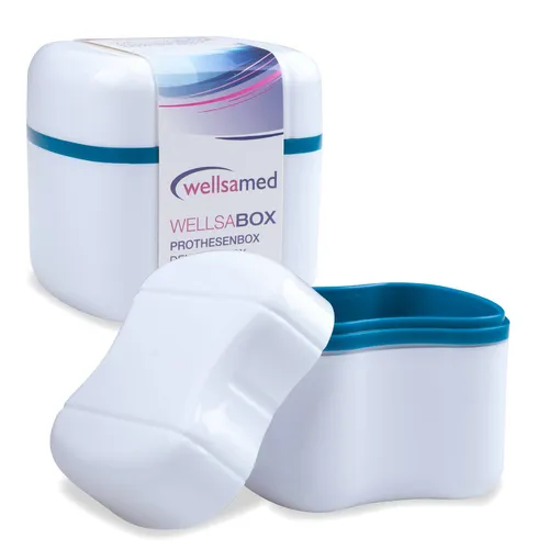 Wellsamed GmbH wellsamed wellsabox Prothesenbox 3tlg mit Sieb