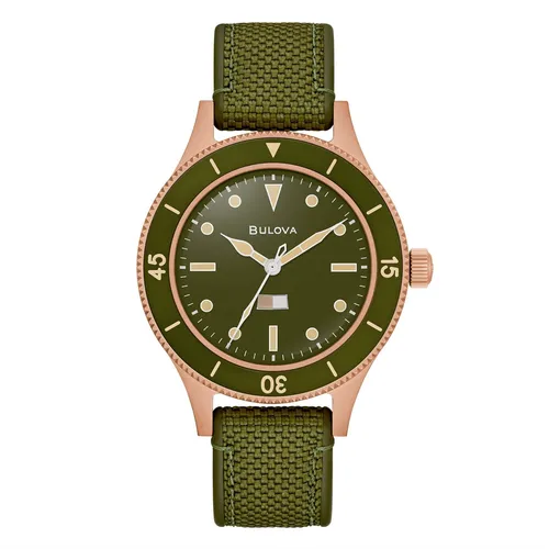 Armbanduhr Bulova Herr Military in Bronze 98A324 von Bulova