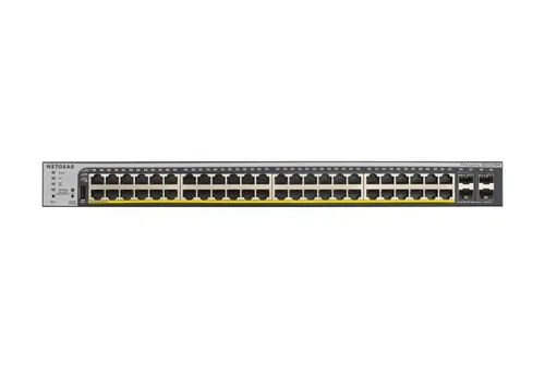 NETGEAR Smart GS752TP - 52-Port PoE+ Switch - Netzwerk-Switch mit 52 Ports, ideal für Netzwerke mit hohem Strombedarf, unterstützt PoE+ mit 384 W für flexible Installation.