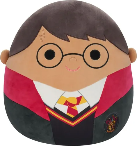 Squishmallows Harry Potter Plüsch 10 Zoll - Jumbo Ultrasoft - Stofftiere & Teddybären, offizielles lizenziertes Harry Potter Plüschtier in Gryffindor-Gewand, perfekt zum Sammeln und Kuscheln.