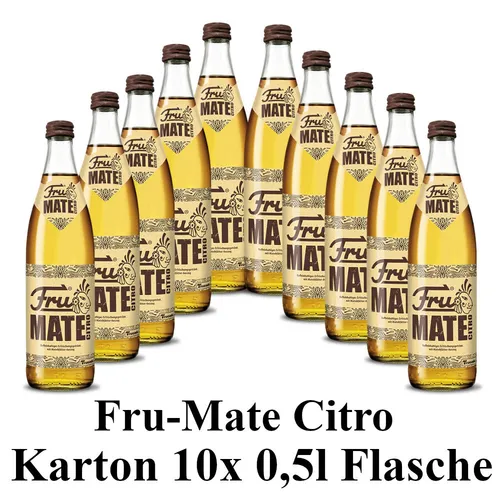 Fru mate Citro 10 Flaschen je 0,5l inkl. Mehrweg Pfand