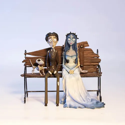 SD Toys Corpse Bride Set PVC 1/10 - Die Totenhochzeit - Action- & Spielfiguren, detailgetreue Nachbildung der Charaktere für Sammler und Fans der Tim Burton Filme.