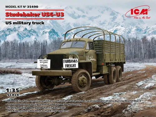 Studebaker US6-U3, US military truck / 1:35 - ICM