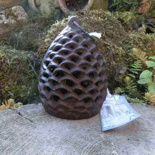 Tannenzapfen Pinienzapfen Zapfen Gusseisen Windlicht Landhaus Teelicht XM57