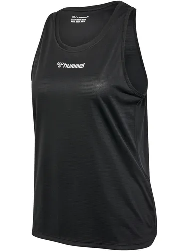 Hummel Hmlrun Singlet S/L Woman - black, Größe:XS