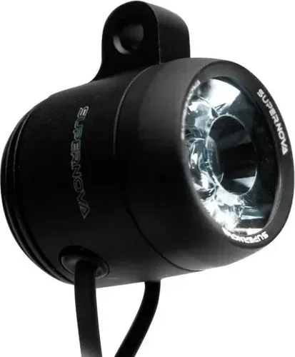 Supernova E3 Pure 3 LED Frontlicht mit StVZO-Zulassung - Fahrradbeleuchtung mit 205 Lumen, ideal für sicheres Fahren bei Dunkelheit und sorgt für optimale Sichtbarkeit.