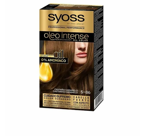 Syoss Mascara Oleo Intense Permanent Hair Color 5-86 Caramel Brown