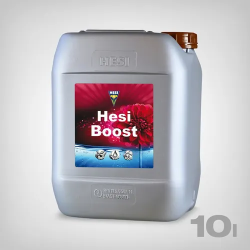 Hesi Boost 10L - Pflanzenbooster für optimales Wachstum - Dünger für gesunde Pflanzen, fördert die Blütenbildung und sorgt für eine kräftige Ernte.