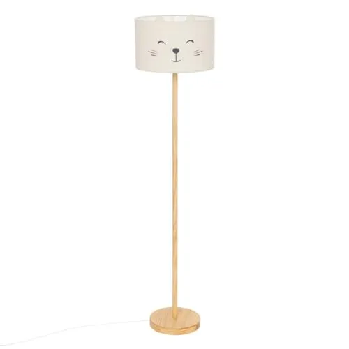 Atmosphera Stehlampe für Kinder – Katze Felix in weiß von ATMOSPHERA CREATEUR D'INTERIEUR