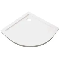 Sanotechnik Duschwanne Viertelkreis 90 cm x 90 cm - Elegante Viertelkreis-Duschwanne von Sanotechnik, ideal für kleine Badezimmer. Mit rutschfester Oberfläche für Sicherheit und pflegeleichtem Sanitär-Acryl für mühelose Reinigung.