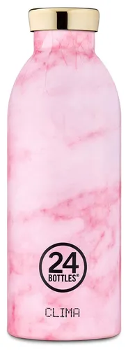 Pink Murble 330ml Drinks Bottle - Thermobehälter aus rostfreiem Edelstahl, auslaufsicher und ideal für unterwegs, hält Getränke länger frisch und kühl.