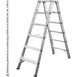 Iller Stufenstehleiter 2x5 Stufen 2,75m AH