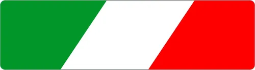 Hermann Schütz Aufkleber Italien Flagge Dimension 15x55mm