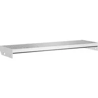 vidaXL Gitterroststufe 80x24x7 cm aus verzinktem Stahl - Treppen & Geländer – Rutschfeste Stahlstufe, ideal für Innen- und Außenbereiche, bietet Robustheit und Korrosionsschutz für höchste Sicherheit.