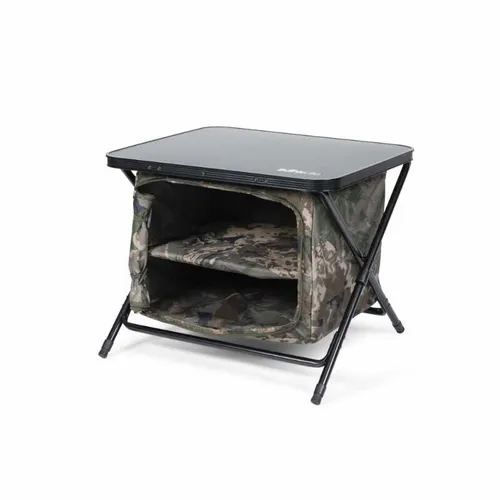 Nash Bank Life Bedside Station Camo Large zelt Austattung Karpfen Angeln Tisch