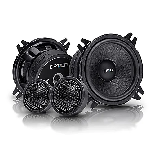 Option AIR 100-10cm 2-Wege Komponenten Lautsprecher-System - 25mm Hochtöner mit Gewebekalotte - 70 Watt RMS, 3 Ohm