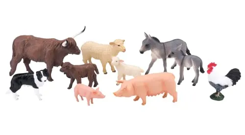 Mojo Farmland Boerderijdieren Start Speelset, 10dlg. - 380030