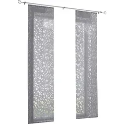 heine home Schiebevorhang in Grau - 245x57 cm von Heine