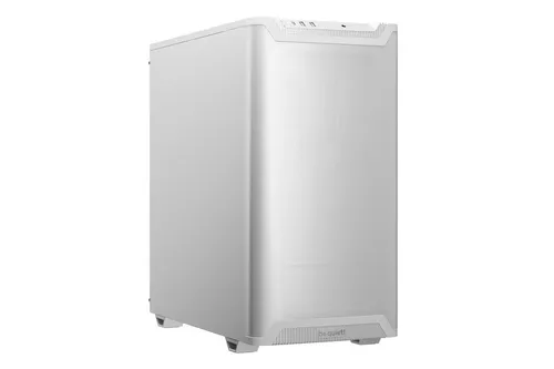 Be Quiet! Pure Base 501 Airflow White Midi Tower - PC-Gehäuse mit hervorragender Luftzirkulation und elegantem weißen Design, ideal für leistungsstarke Gaming-Systeme.