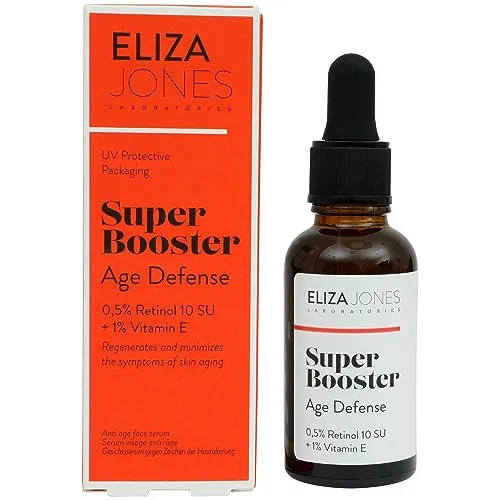 Eliza Jones Laboratories Super Booster Gesichtsserum mit Retinol und Vitamin E – 30 ml