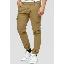 Indicode Herren August Cargohose aus Baumwolle | Praktische Cargo Chino Hose für Männer Amber, 3XL - Wanderhosen mit 6 praktischen Taschen, ideal für einen coolen Look und funktionale Freizeitgestaltung. Hochwertige Baumwolle sorgt für Komfort und Langlebigkeit.