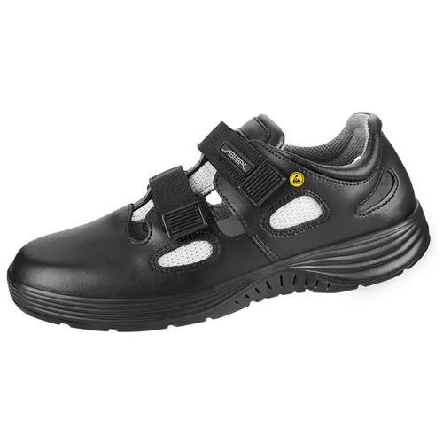 Abeba ESD-Sicherheitsschuh x-light 7131036, Größe 35, schwarz - Arbeitsschuhe, ESD-gerecht nach DIN EN 61340, mit verstellbarem Ristbereich und atmungsaktivem Innenfutter für optimalen Komfort.