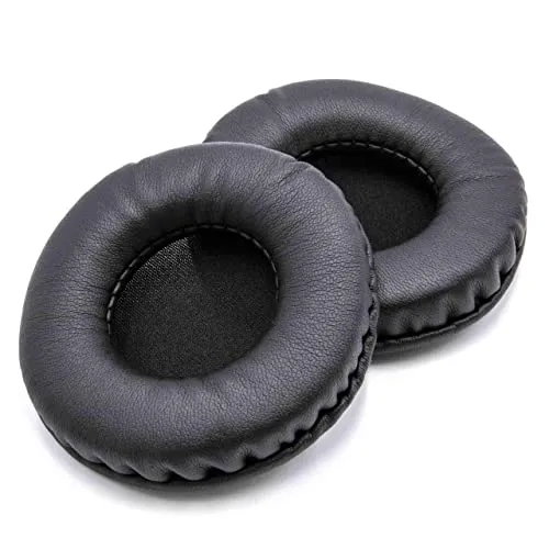 vhbw 2X Ohrpolster kompatibel mit Kopfhörer, die 80mm Ohrpolster benötigen Kopfhörer Headset, Polyurethan Schwarz