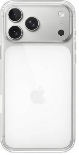 APPLE Clear Case mit MagSafe für iPhone 17 Pro Max - Handyhülle aus transparentem Polycarbonat, bietet perfekten Schutz und zeigt die Farbe deines iPhones, mit nahtloser Kamerasteuerung und kratzfester Beschichtung.