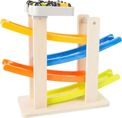 Small Foot Autorennbahn Rennbahn mit Parkdeck