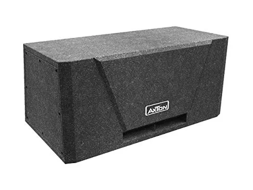 ATB216 2x 16cm Bandpass Gehäusesubwoofer - Car-HiFi-Lautsprecher mit 150 WRMS, ideal für kraftvollen Bass in Ihrem Fahrzeug. Hoher linearer Xmax Wert und ventiliertes Korbdesign sorgen für besten Klang.