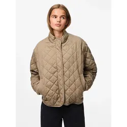 Pieces Steppjacke in Taupe - XS