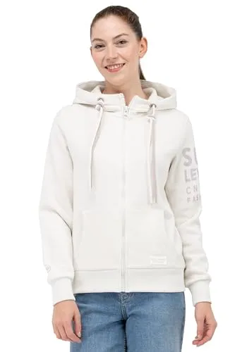 Sublevel Damen Kapuzenpullover IDA-D10600T02691A1NO-offwhite-XXL - Bequemer Kapuzenpullover aus weichem Baumwollmix, perfekt für Freizeit und Sport. Stylischer Print und praktische Kapuze sorgen für einen modernen Look und zusätzlichen Komfort. Vielseitig kombinierbar und maschinenwaschbar.