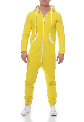 Herren Jumpsuit 9T5 mit Baumwolle Jogginganzug Trainingsanzug Einteiler Overall