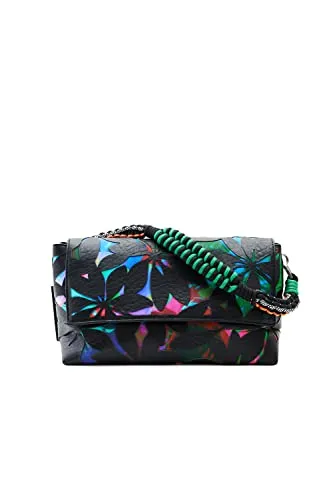 Desigual Damen Bag Onyx Venecia 2.0 - Schwarz - Elegante Umhängetasche von Desigual, ideal für jeden Anlass und mit einzigartigem Design, das Ihren Look perfekt ergänzt.