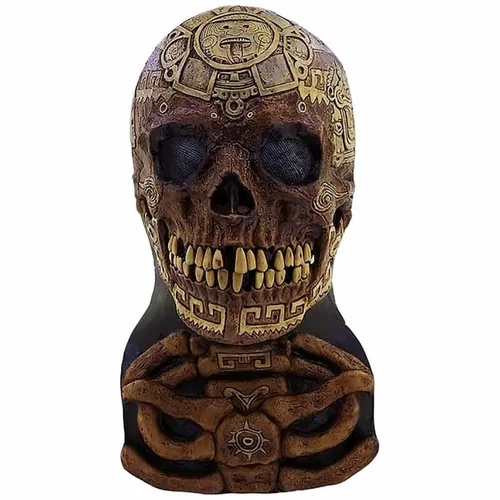 Azteken-Totenkopf Maske Einheitsgröße