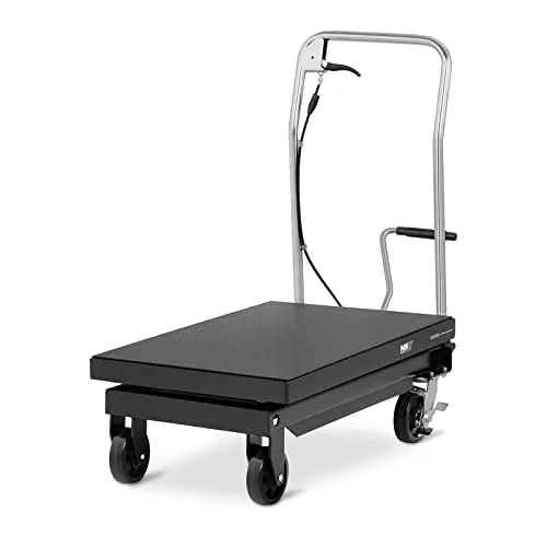 MSW Hubwagen Hubtischwagen hydraulisch - 500 kg - Hubwagen für Werkstatt und Lager, mit einer Traglast von 500 kg und höhenverstellbar von 28 bis 86 cm für ergonomisches Arbeiten.