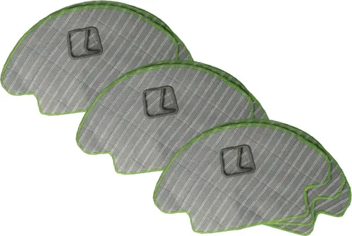 vhbw 9x Wischtuch Parkett Fliesen kompatibel mit iRobot Roomba J7, s9 Wischroboter, Putzroboter - Nasswischtuch, Mikrofaser-Pad 18 x 14,5cm