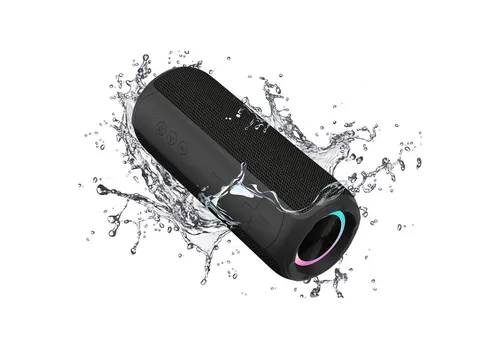 blackview Aurabass 3 Wasserdicht Party Bluetooth-Lautsprecher (IPX7,3600 mAh, 10W RMS, TWS, RGB-Lichtshow)