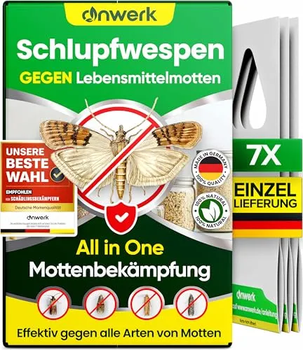 anwerk® Schlupfwespen gegen Lebensmittelmotten von anwerk