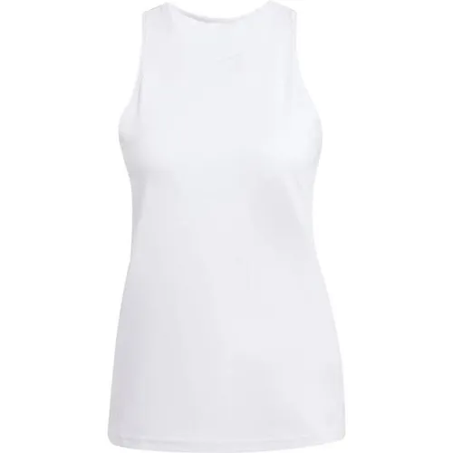 adidas Damen Club Tennis Climacool Tank, White, M - Stylisches Tennis Tanktop aus 88 % recyceltem Polyester, mit CLIMACOOL-Technologie für optimale Belüftung und Feuchtigkeitsmanagement, perfekt für sportliche Aktivitäten.
