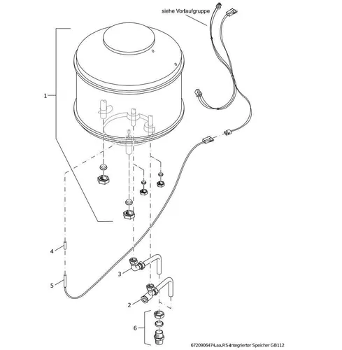 SIEGER Ersatzteil Brauchwasserfühler - Zubehör für Elektrowerkzeug, sicherheitsrelevantes Bauteil für zuverlässige Funktion, passend zu GB112, GB162 15-45.