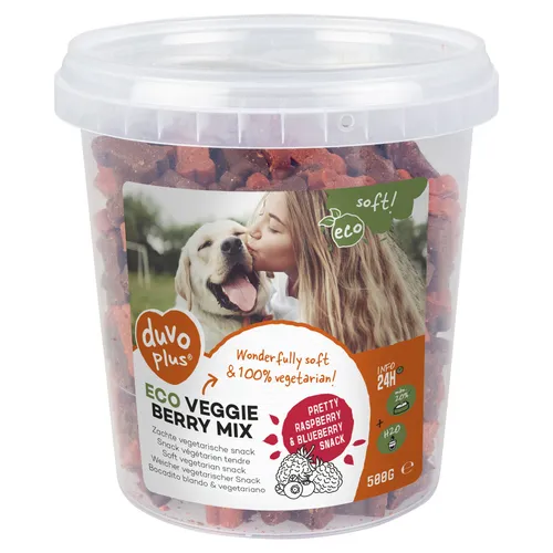 Duvo+ Soft! Eco Veggie Beeren Mix 500 g, Hundesnack, NEU